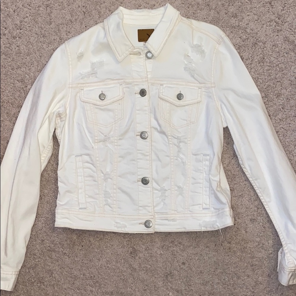 White Jean Jacket